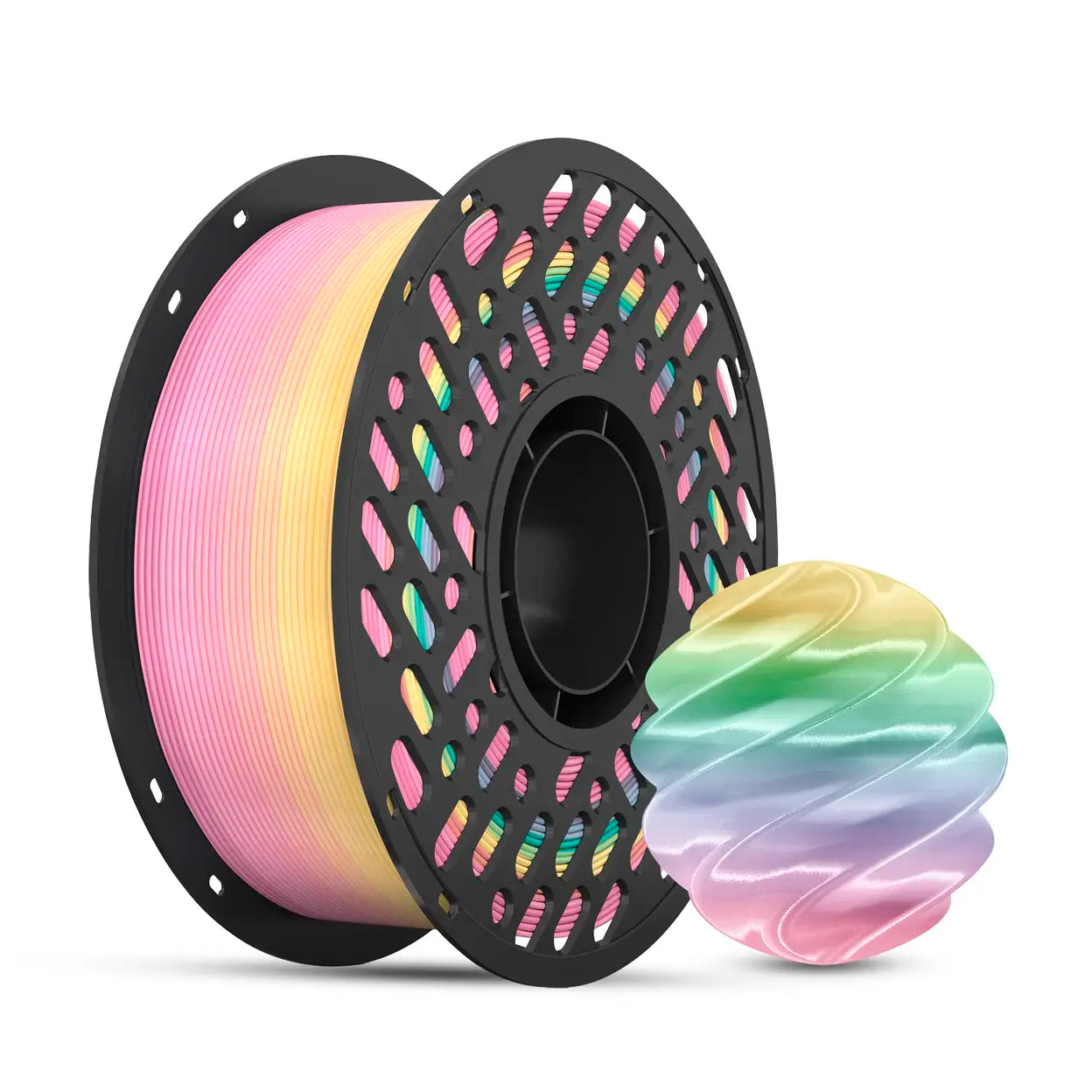 CAILAB 3D Printer Filament PLA Rainbow Gradient - Silk Rainbow #11