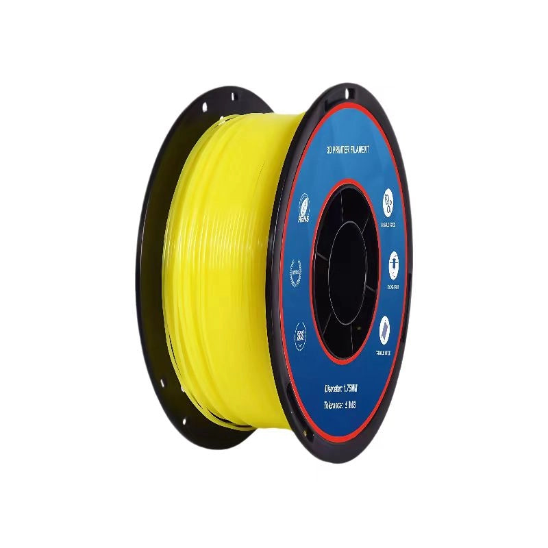 Printing Maker TPU Yellow Filament 1KG for FDM 3D Printer 1.75±0.02mm